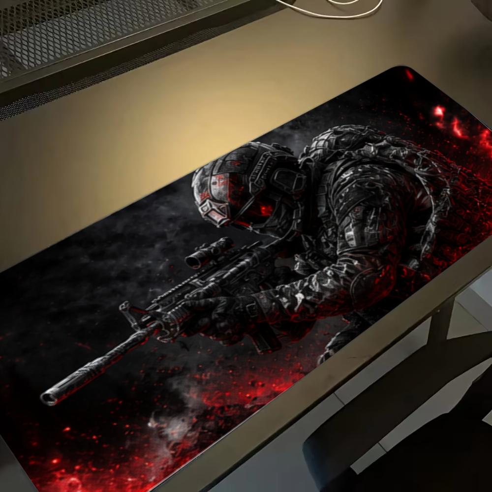 Gaming Accessories For Pc Setup - Soldier Mouse Pads Pc Accessories Desk