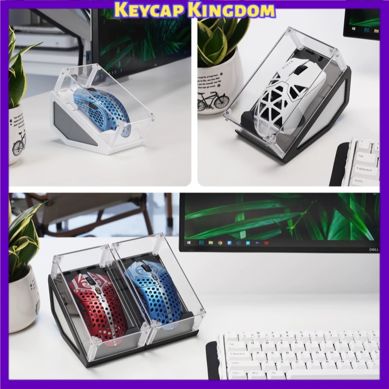 Gaming Accessories For Pc Setup - NEW Transparent Acrylic 3D Printed Mouse