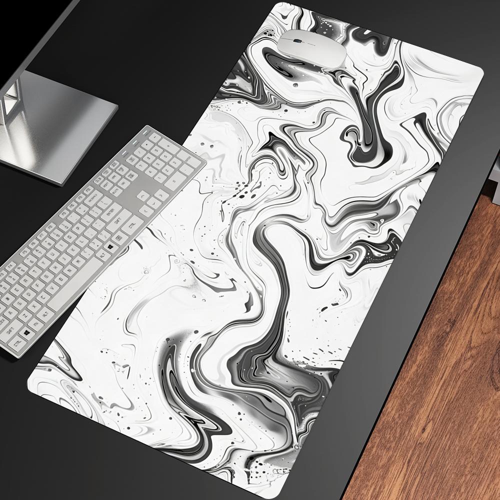 Gaming Accessories For Pc Setup - Abstract Fluid Non Slip Rubber Desk