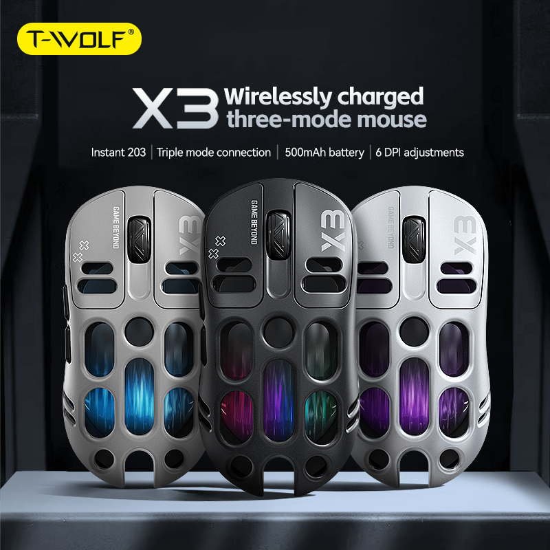 Gaming Accessories To Sell - Hot Selling T-WOLF X3 Tri-mode Gaming