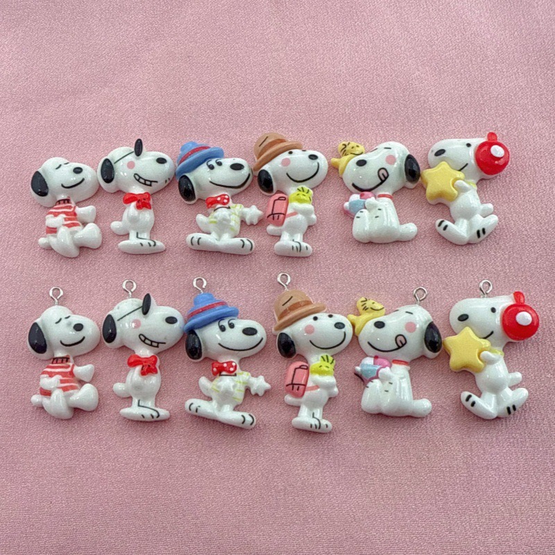 Gaming Accessories Gifts - 10pcs resin cute little dog pendant,