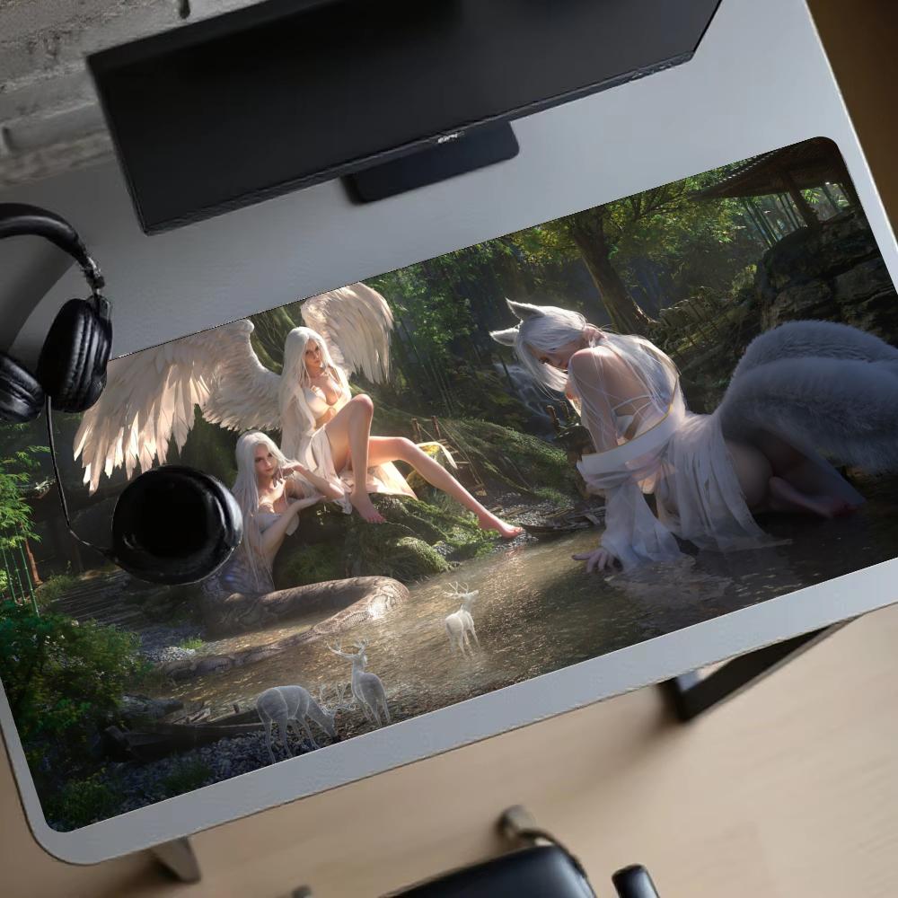 Forest girl Gaming Mats Extend - Gaming Accessories For Pc Setup 评论和价格