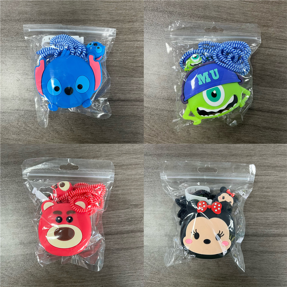 4Pcs/Set Cute 3D Cartoon Cable - Sleeved Cable Kit 评论和价格
