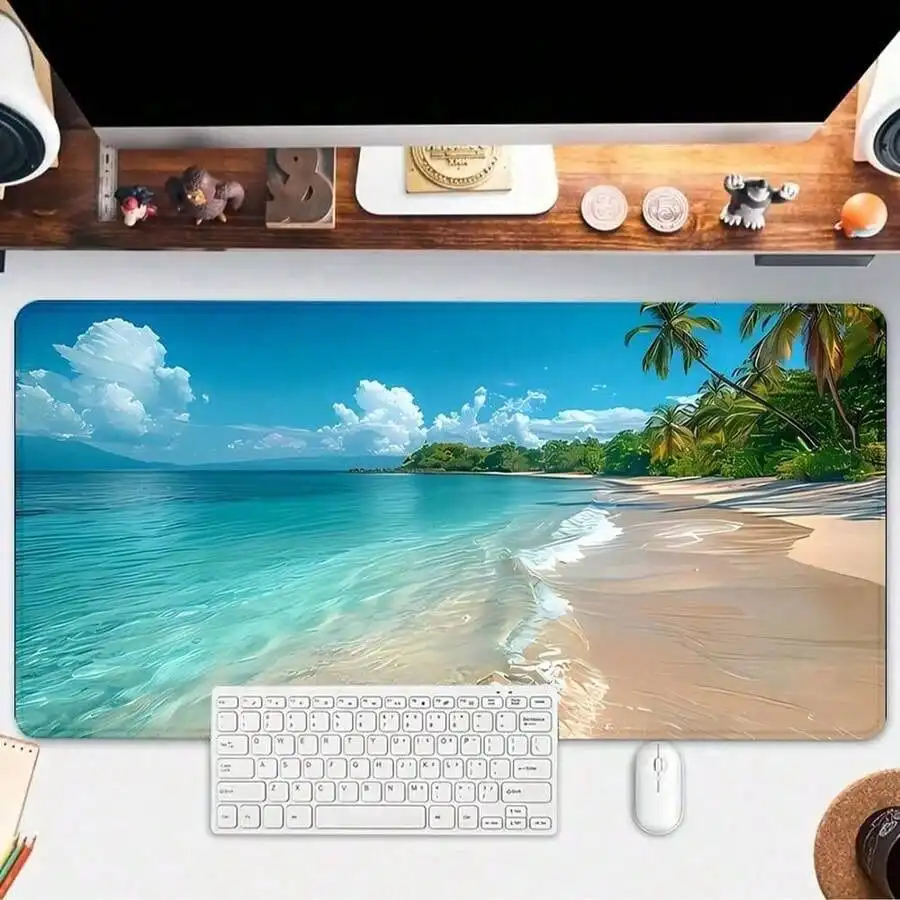 Blue Ocean Mouse Pad Summer Be - Gaming Accessories As Gifts 评论和价格