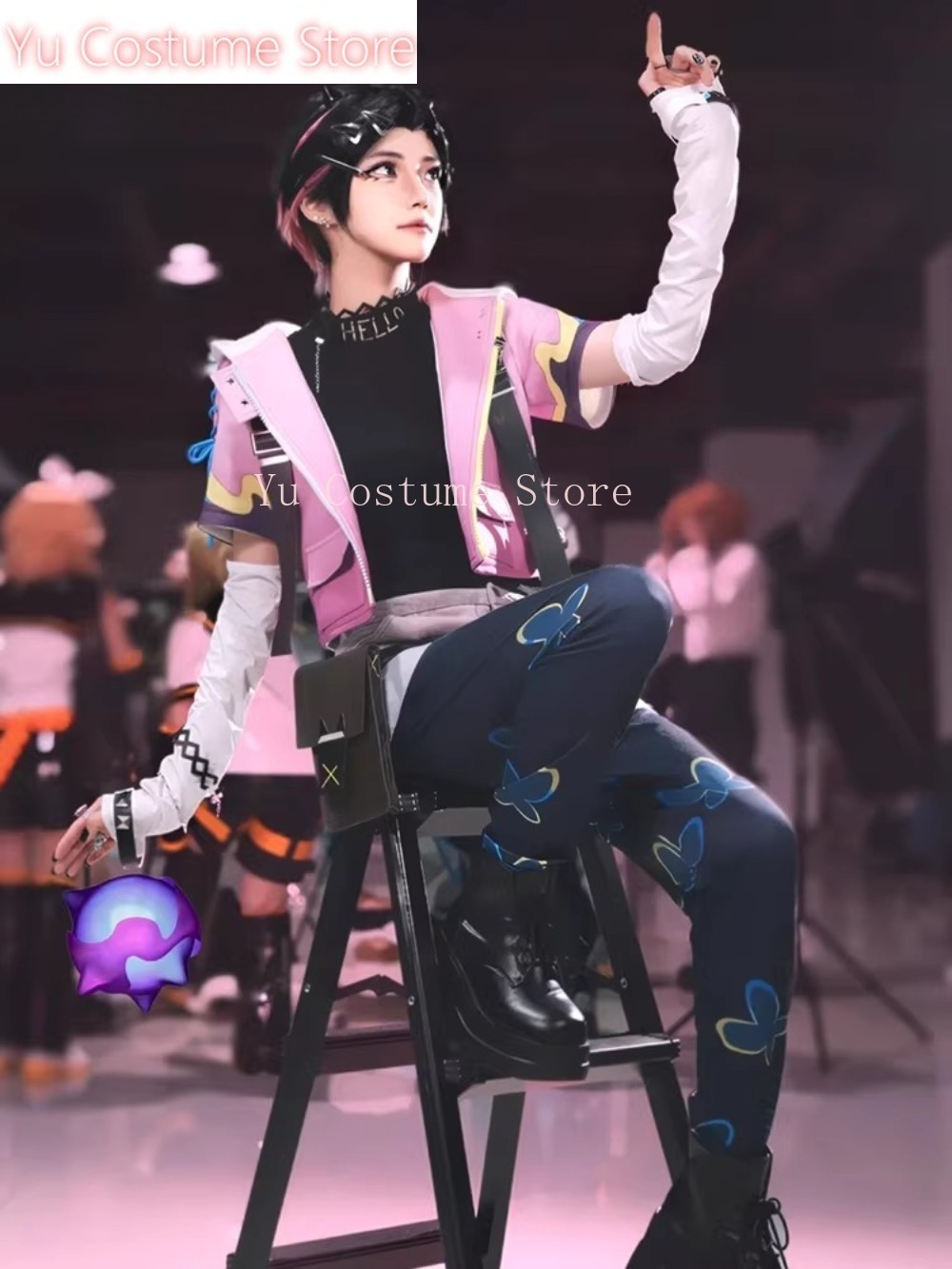Clove Cosplay Costume Purple G - Gaming Accessories Store 评论和价格