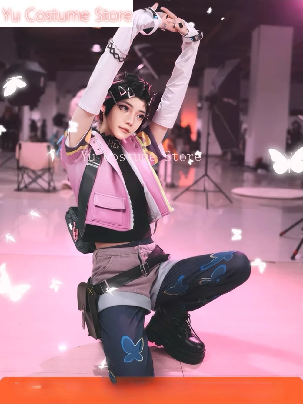 Clove Cosplay Costume Purple G - Gaming Accessories Store 评论和价格
