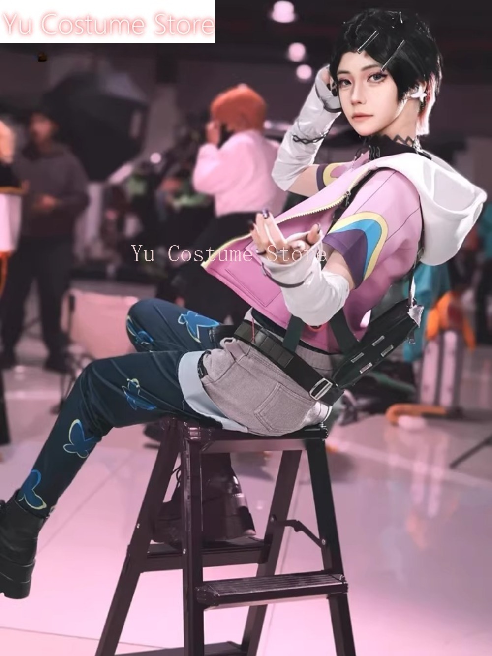 Clove Cosplay Costume Purple G - Gaming Accessories Store 评论和价格