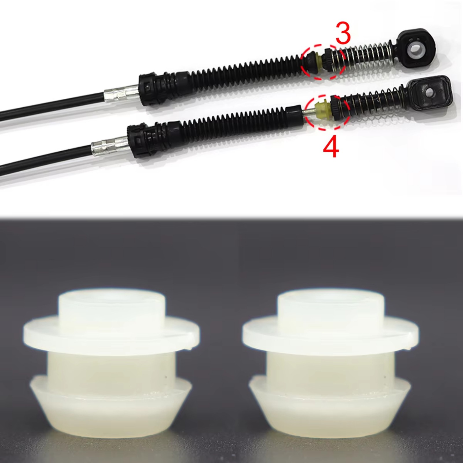 Manual Gear Shift Selector Lev - Sleeved Cable Kit 评论和价格