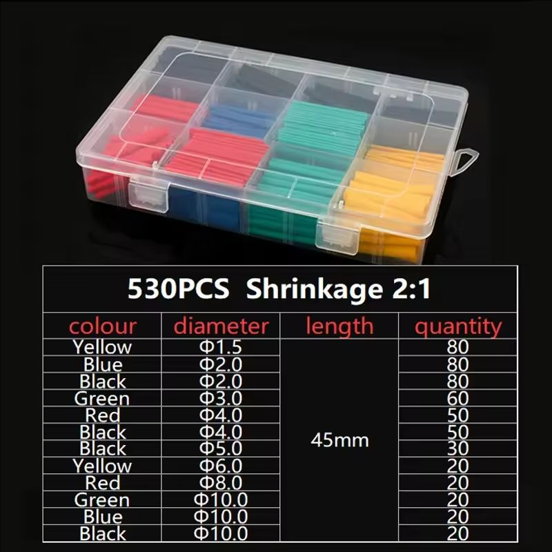 Heat Shrink Tubing 2:1 Thermor - Sleeved Cable Kit 评论和价格