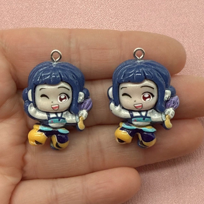 10pcs resin cartoon pendant, D - Gaming Accessories Gifts 评论和价格