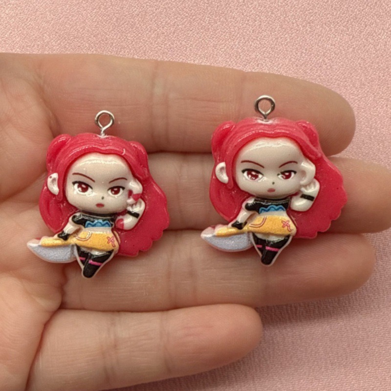 10pcs resin cartoon pendant, D - Gaming Accessories Gifts 评论和价格