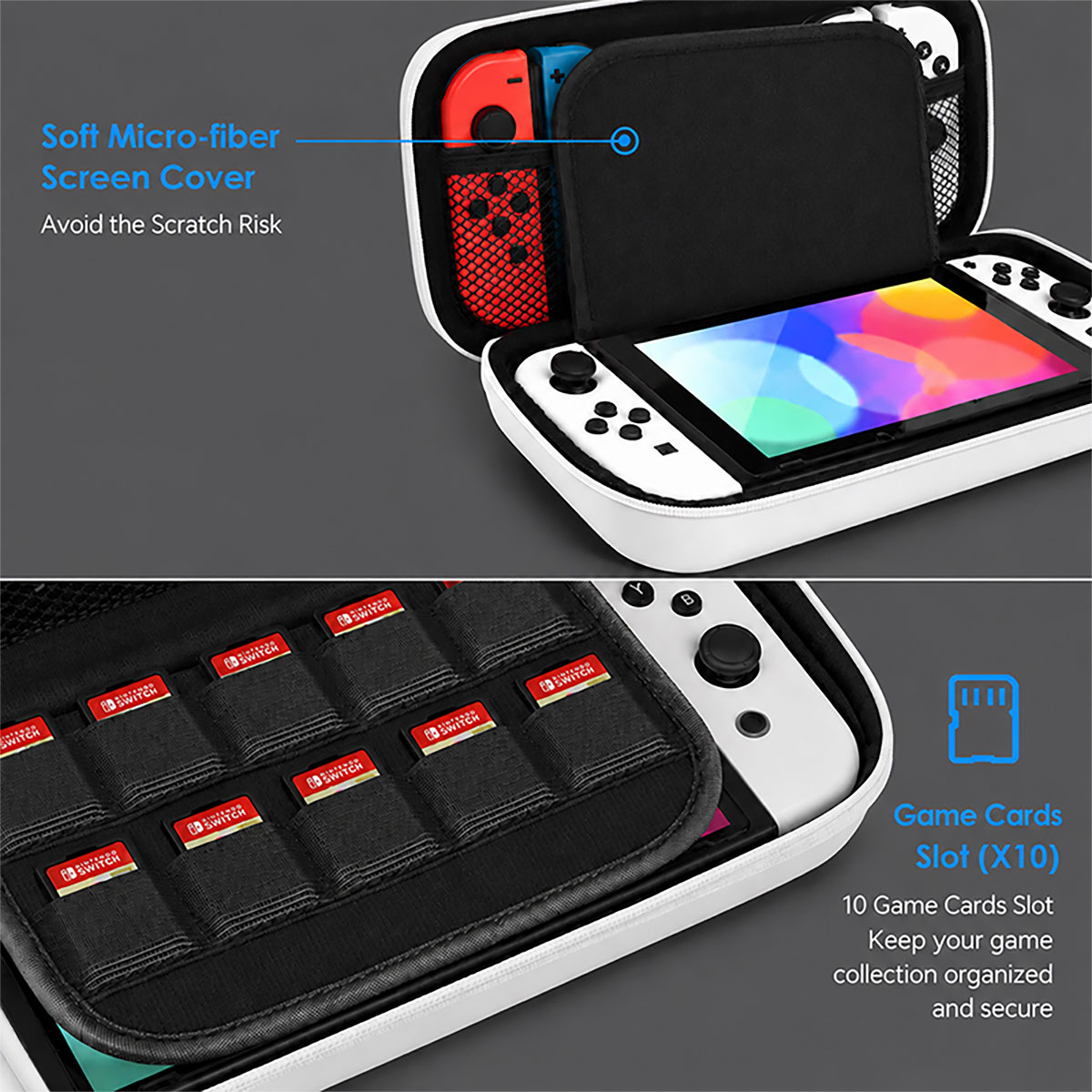 Macaron Color Hard Storage Bag - Gaming Accessories Bag 评论和价格