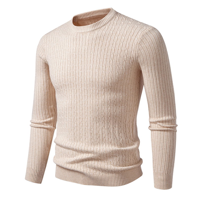 new Mens Crew Neck Sweaters Lo - Sleeved Cable Kit 评论和价格