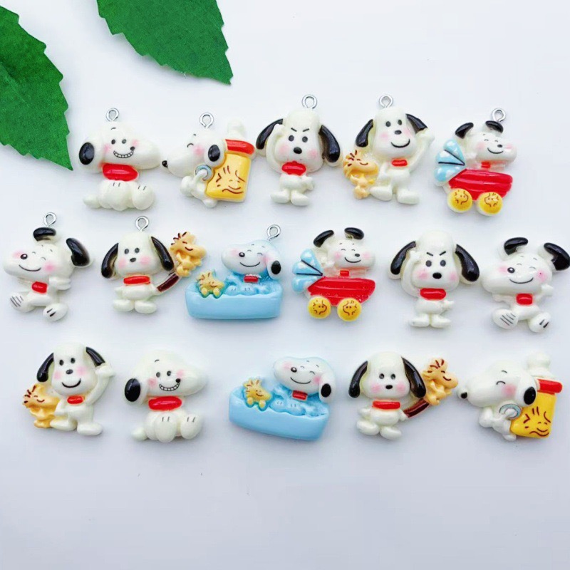 12pcs resin cartoon dog pendan - Gaming Accessories Gifts 评论和价格