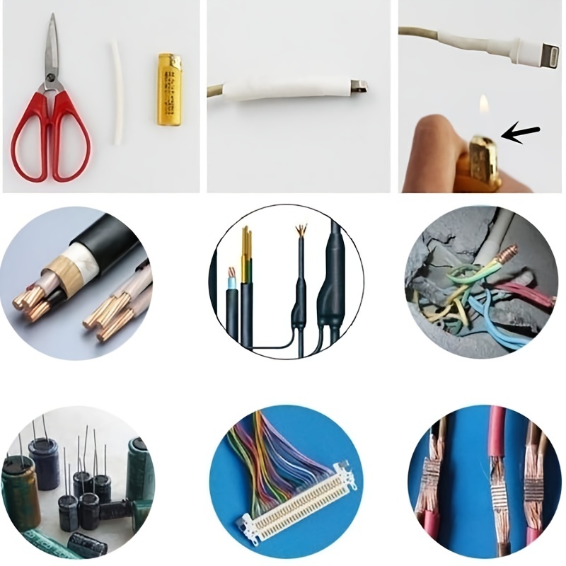 127pcs Black Red Heat Shrink T - Sleeved Cable Kit 评论和价格