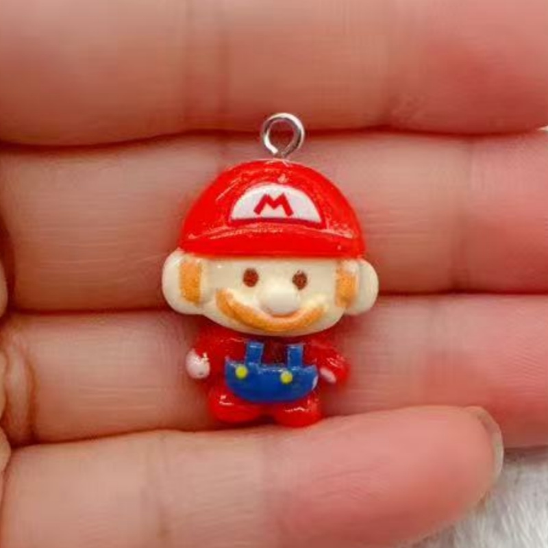10pcs resin cartoon pendant, D - Gaming Accessories Gifts 评论和价格