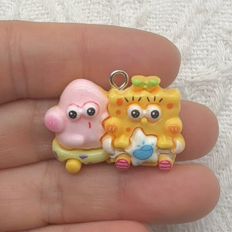10pcs cartoon resin pendant, D - Gaming Accessories Gifts 评论和价格