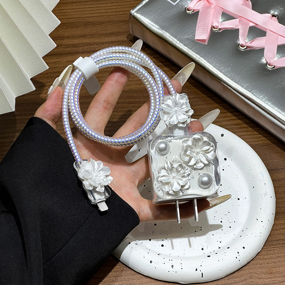 Cute 3D Pearl Charger Protecto - Sleeved Cable Kit 评论和价格