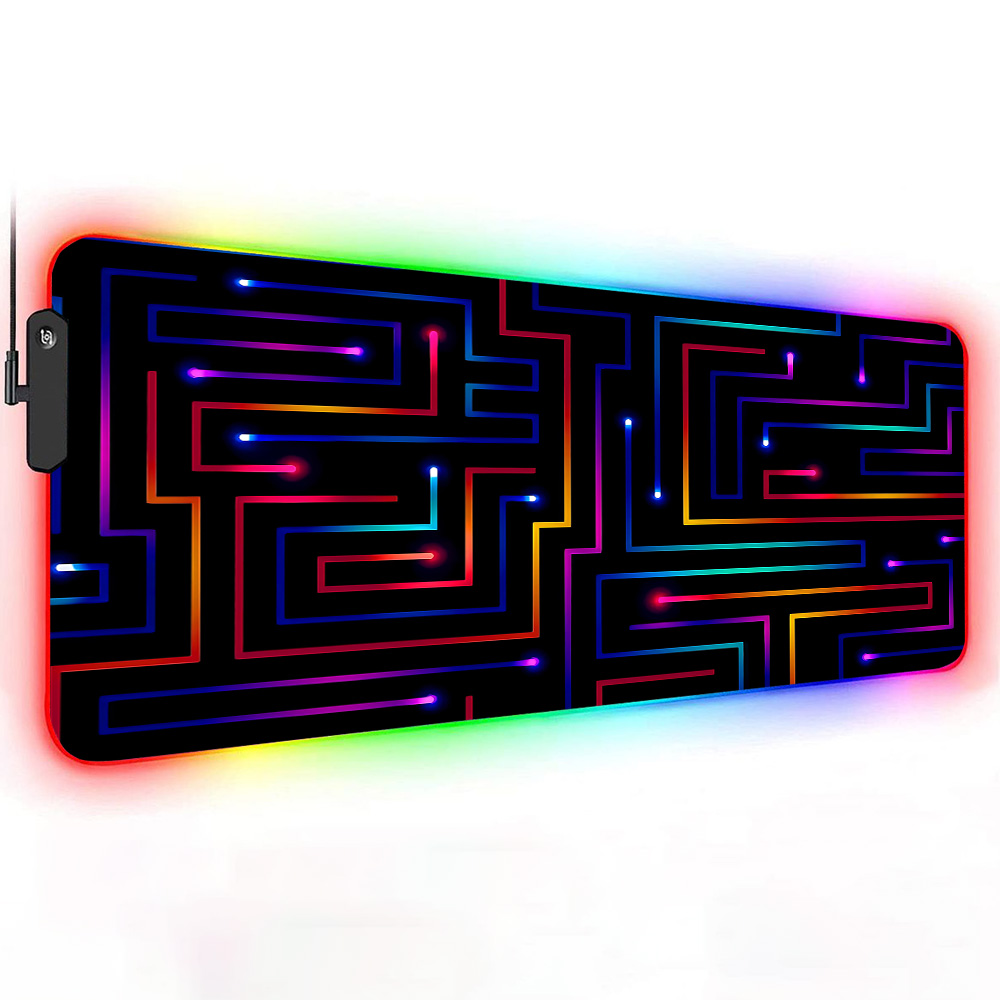 Xxl Mouse Pad 900x400 Neon Cir - Gaming Accessories For Pc Setup 评论和价格